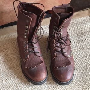 Ad tec cowgirl boots size 9 womens water resistant